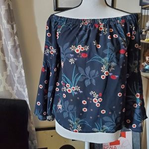 Japna Retro Bell Sleeve Top